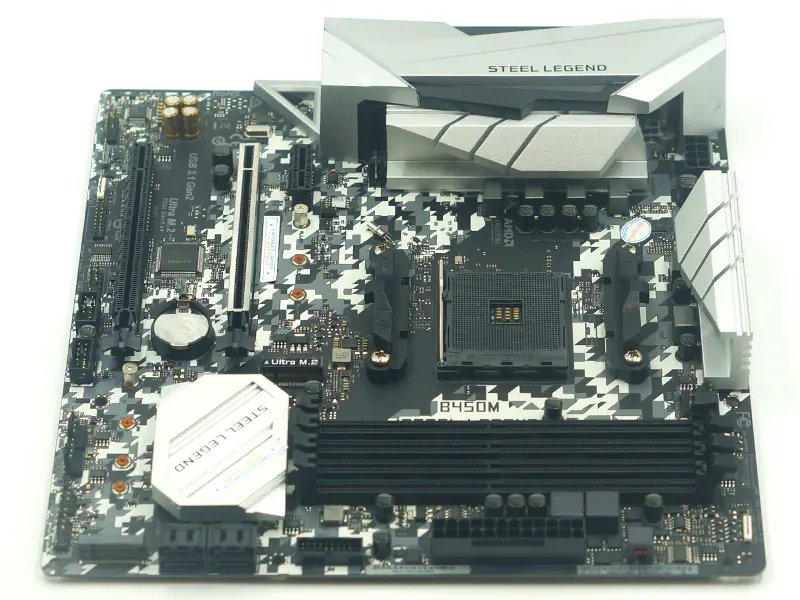 Asrock B450M STEEL LEGEND Moederbord